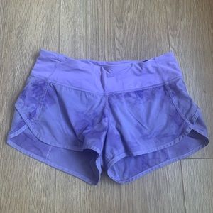 Lululemon speed shorts